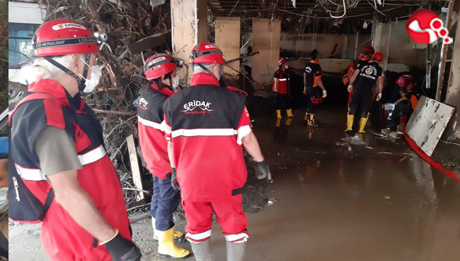 Ereğli Belediye İtfaiyesi Afet Bölgesinde...