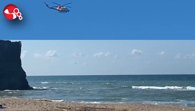 Dört gün önce denizde kaybolmuştu: Havadan ara arama çalışması...