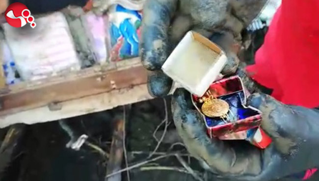 Çamur deryasında çeyiz sandığına ulaşıldı!..