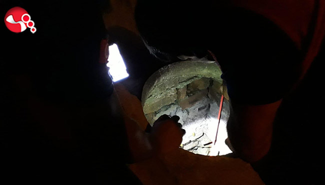 Kediyi kurtarmaya gittiler ama...