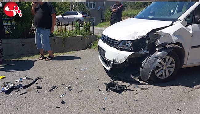 Motosiklet Kazası: Ağır yaralandı!..