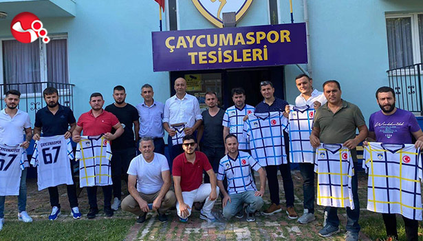 Madencilerden Çaycumaspor'a destek