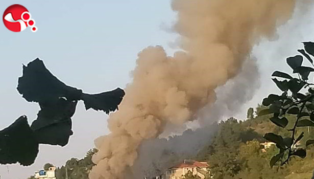 Alaplı da yine yangın...