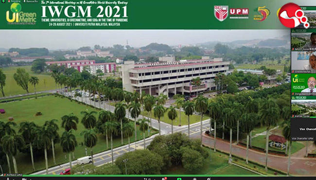 Rektör Çufalı, GreenMetric Yürütme Kurulu toplantısına katıldı