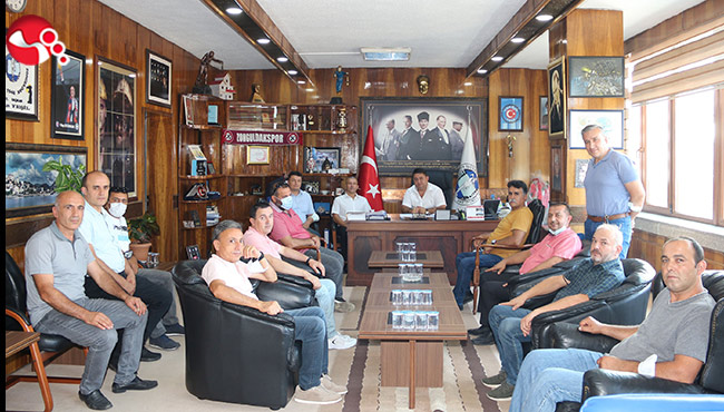 Üzülmez yerüstü çalışanlarından Yeşil’e teşekkür ziyareti