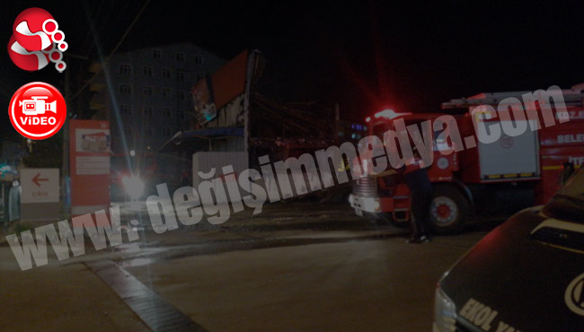 O Markette Yine Yangın Paniği...