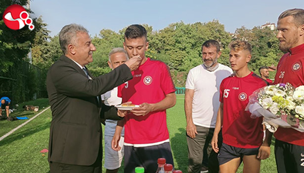 Emniyet Müdürü Aktaş, Kömürspor idmanını ziyaret etti