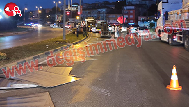 Saclar yola savruldu!..