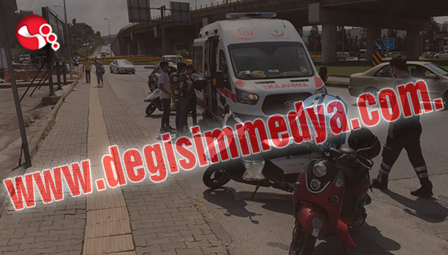 MotoKurye kaza yaptı!..