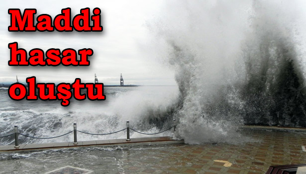 DALGALARIN BOYU 5 METREYİ BULDU