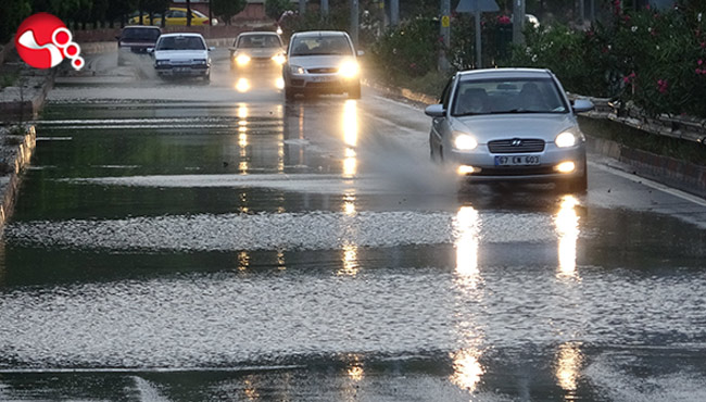 Şiddetli yağış etkili oldu