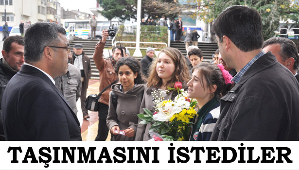 OKULLARININ TAŞINMASINI İSTEDİLER