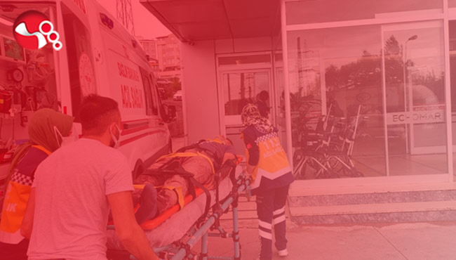 Yüksekten düşen işçi hastanelik oldu!..