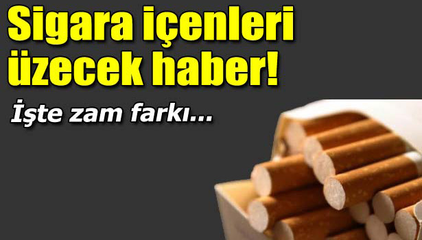 SİGARANIN KENDİSİ DEĞİL ZAMMI ÖLDÜRECEK!