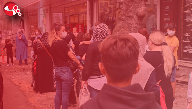 Bu kuyruğu görenler şaşkın!