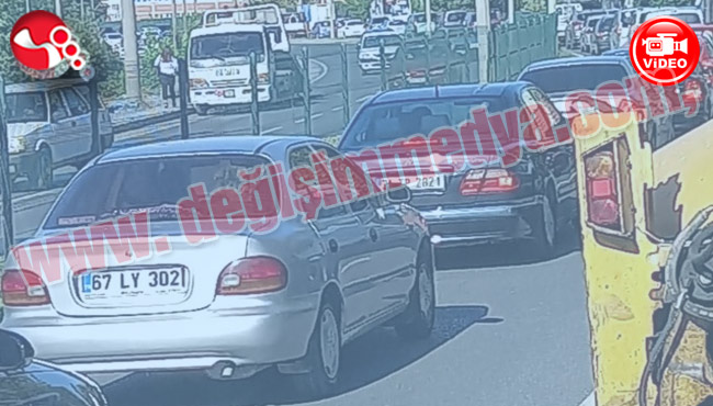 Ereğli'de trafik yoğunluğu...