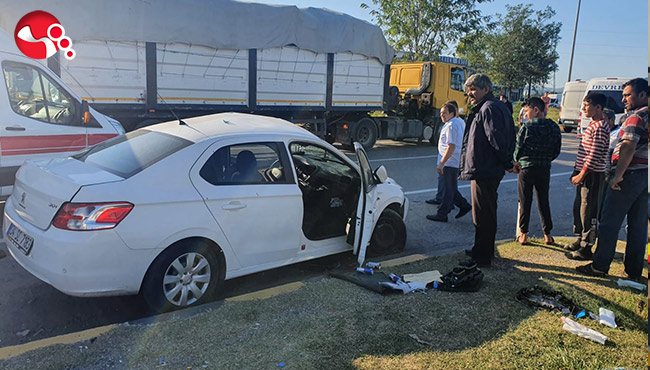 Zonguldak Ankara yolunda kaza...