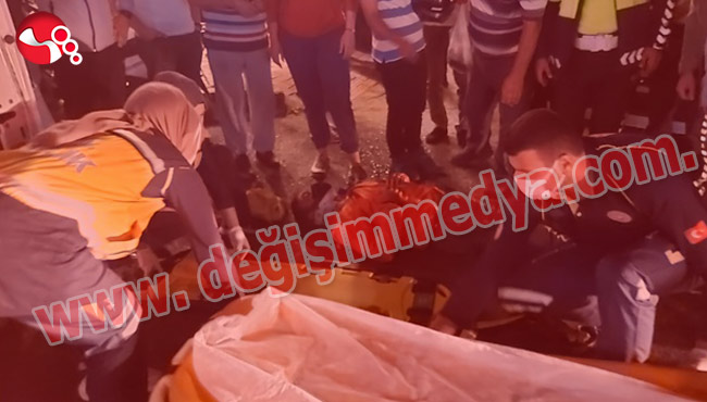 Motosiklet ile Otomobil çarpıştı:1 yaralı...