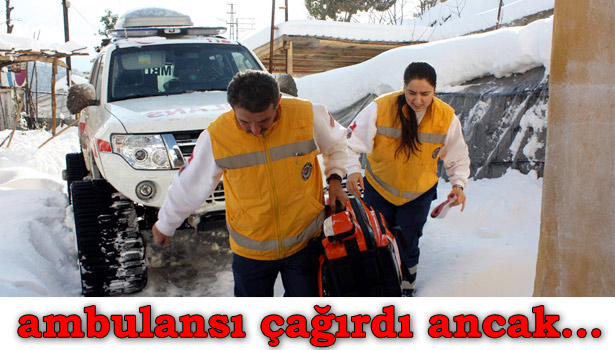 AMBULANSI DOLMUŞ GİBİ KULLANAN KADINA CEZA