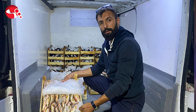 60 kasa barbun ve kefal tuttular