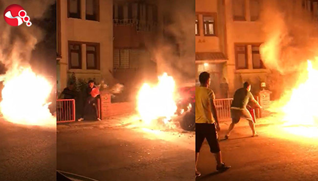 Mahalle halkı seferber oldu