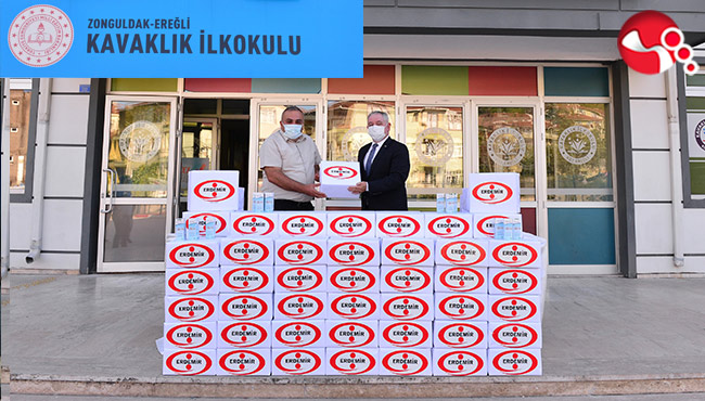Erdemir’den Bölge Okullarına Dezenfektan Desteği