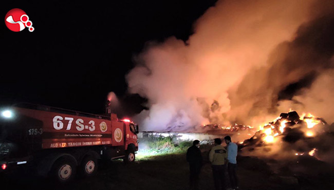 Besi Çiftliği cayır cayır yandı