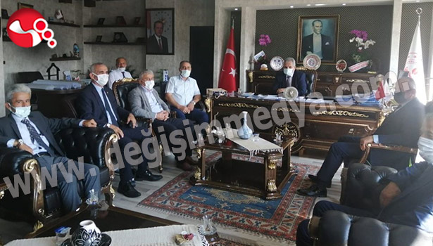 Muhtarlardan Kaymakam Yapıcı’ya ziyaret