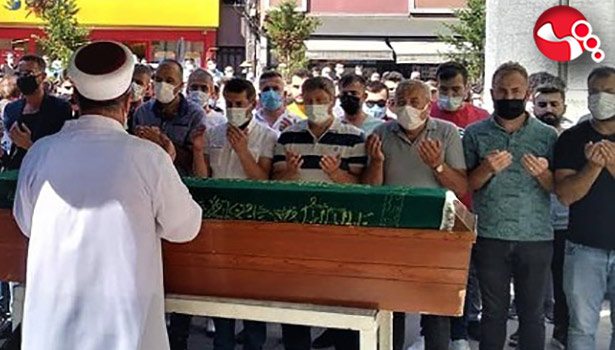 Motosiklet kazasında ölen gence hüzünlü veda