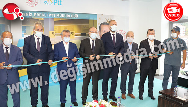 PTT yeni konsept hizmet binası resmen açıldı!..