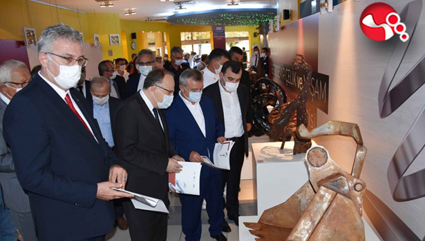 Çelik ve Yaşam Heykel Yarışması’nda dereceye giren eserler...