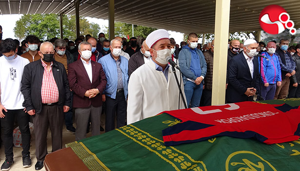 Beton zemine düşen genç son yolculuğuna uğurlandı