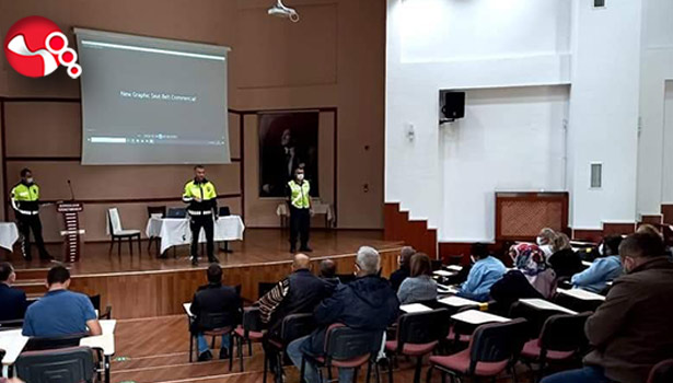Taşıma yapan şoför ve rehberlere eğitim semineri