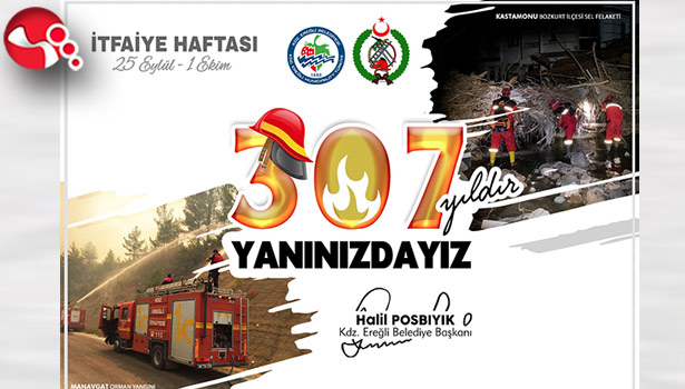 Başkan Posbıyık, İtfaiye’nin 307. yılını kutladı...
