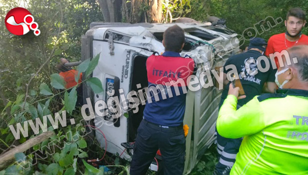 Ormanlık alana uçtu!..