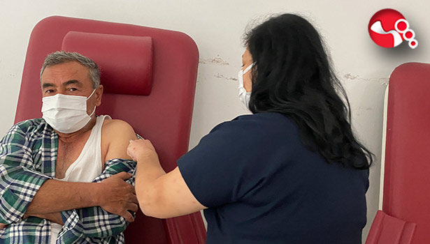 Koronavirüsle mücadelede 20 bininci aşıyı yaptılar