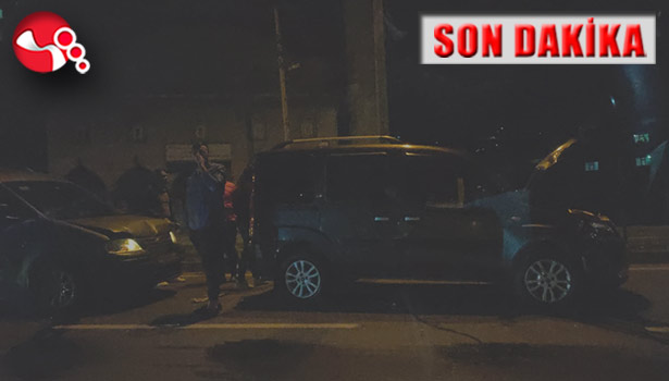 Araçlar birbirine girdi...