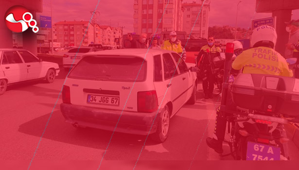 Üç araç birbirine girdi!..