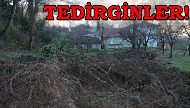 EVLERİNE GİRERKEN TEDİRGİNLER