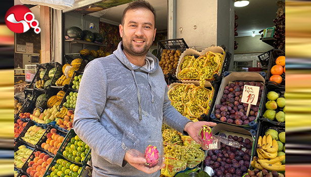 Ejder meyvesi tezgahlarda yerini aldı