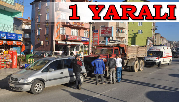 EREĞLİ'DE KAZA: 1 YARALI