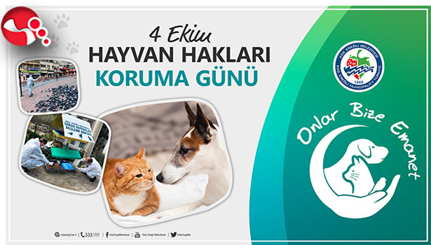 Başkan Posbıyık, ,4 Ekim Hayvanları Koruma Gününü kutladı.