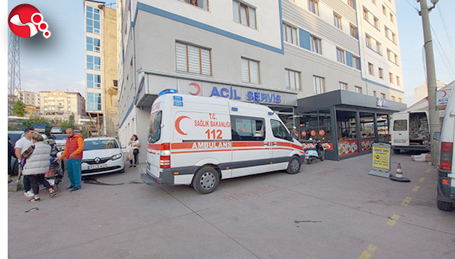 Kamyon ile motosiklet çarpıştı!