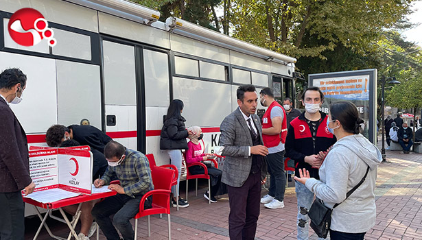 Çaycuma halkından kan bağışına destek