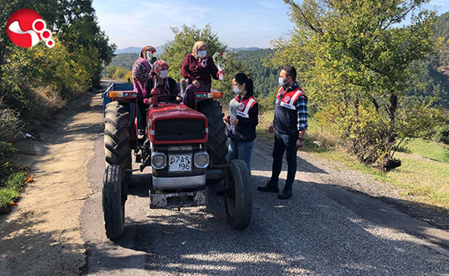 Jandarma “Dünya Kadın Çiftçiler Günü’nü Unutmadı