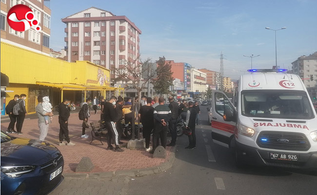 2 Motosiklet ve Otomobil çarpıştı!..