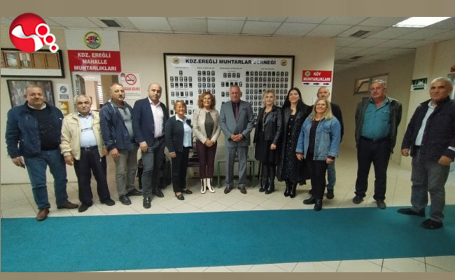 Kadın Gücü Kooperatifi’nden Muhtarlar Derneğine ziyaret…