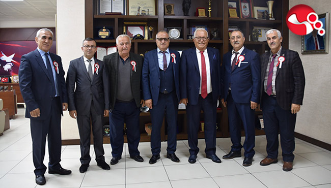 Muhtarlar Derneği, Başkan Posbıyık’ı ziyaret etti