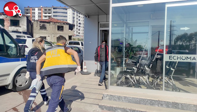 Motosiklet kazasında yaralandı!