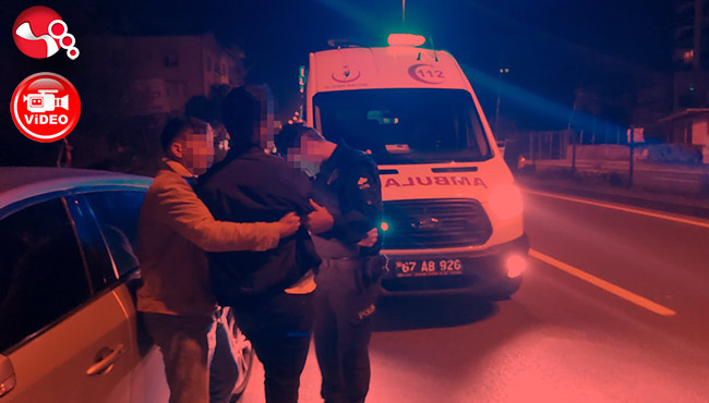 Alkollü sürücü kaza yaptı… Sonrasında bakın neler oldu?